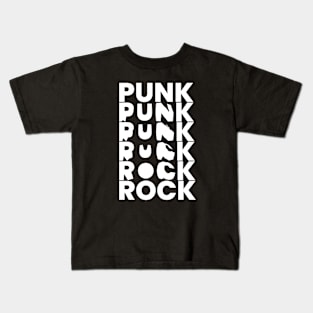 punk rock logo Kids T-Shirt